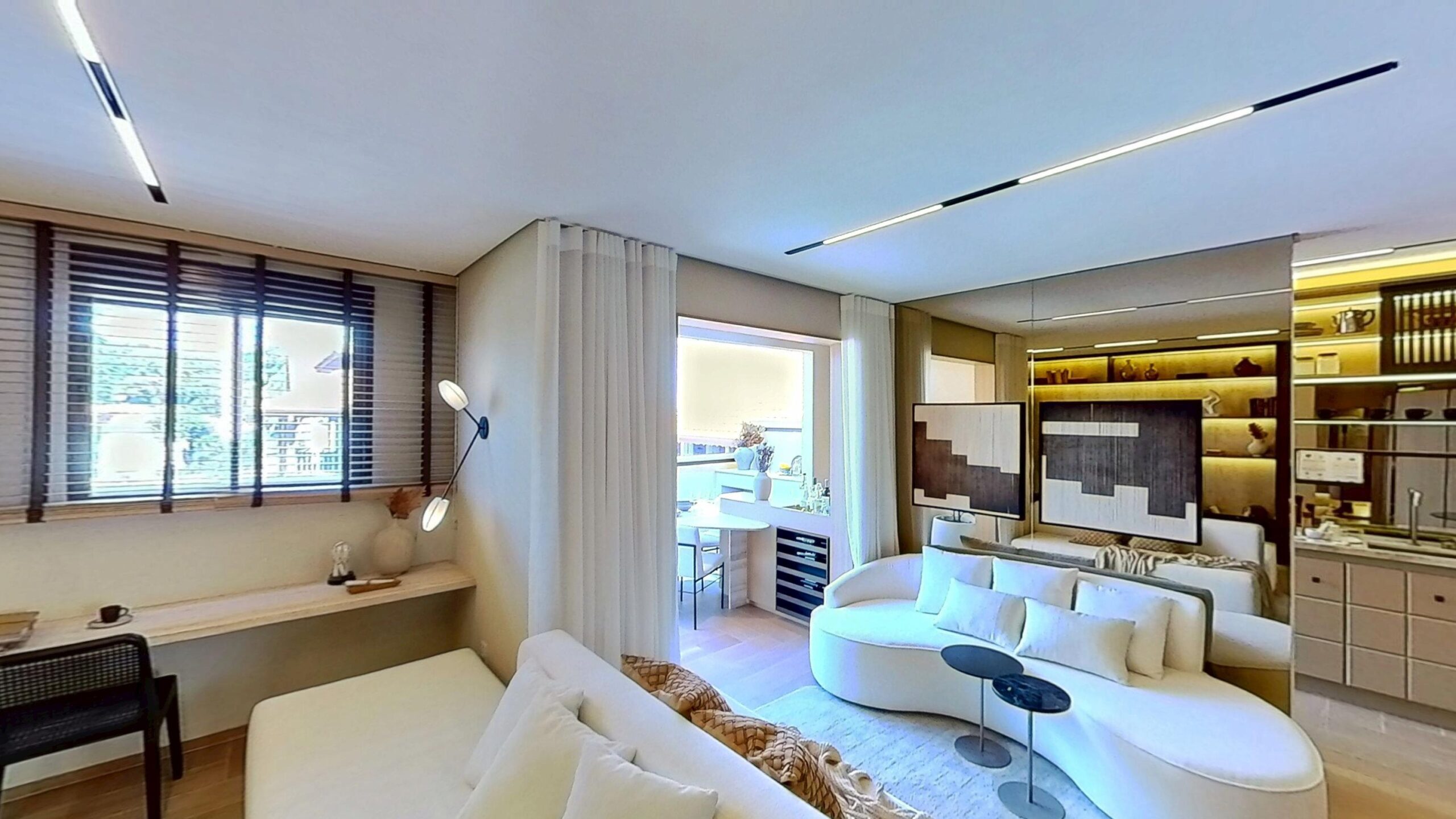 Living decorado Reserva Laguna