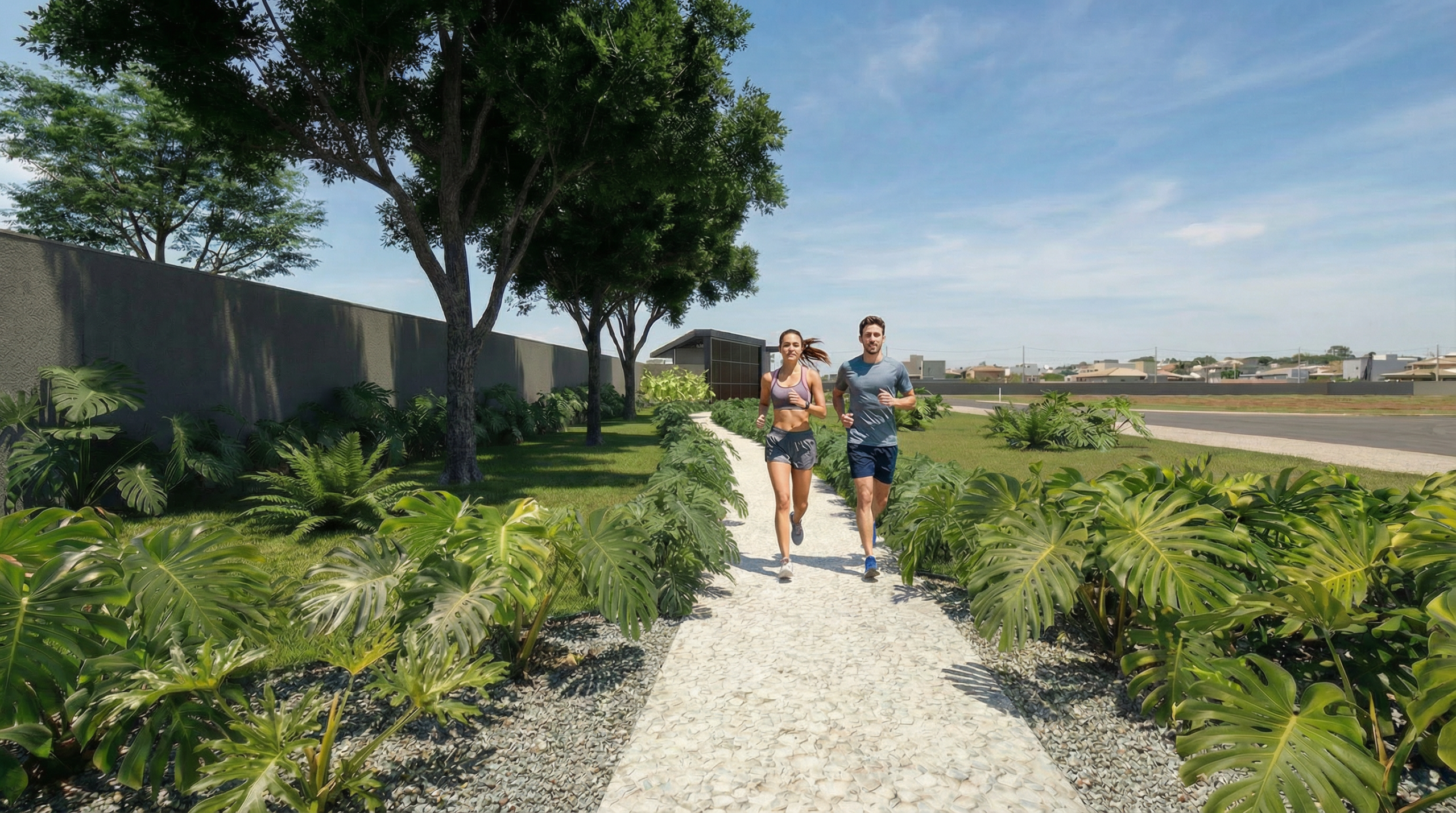 Pista de caminhada do San Marino Residencial