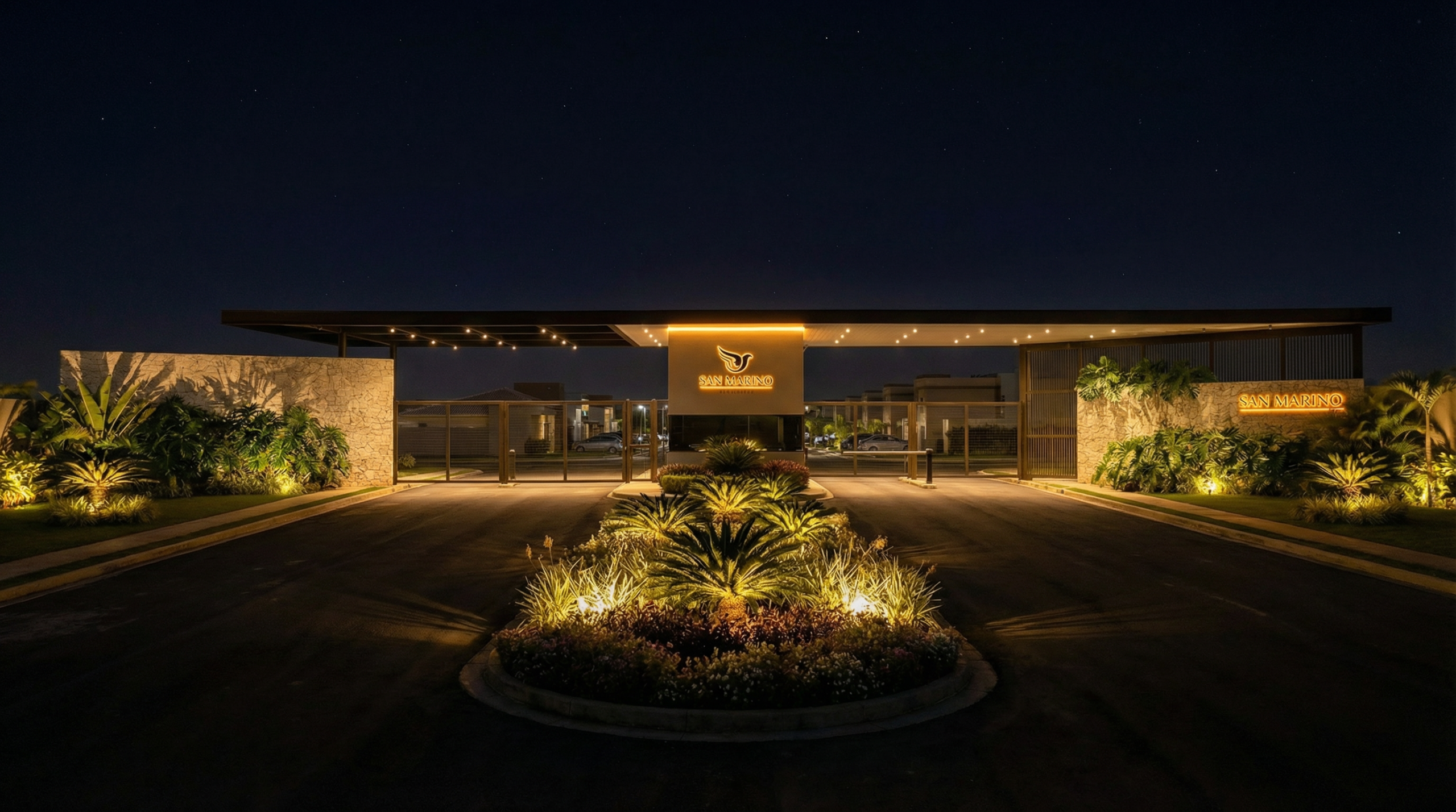 Fachada do San Marino Residencial em Indaiatuba